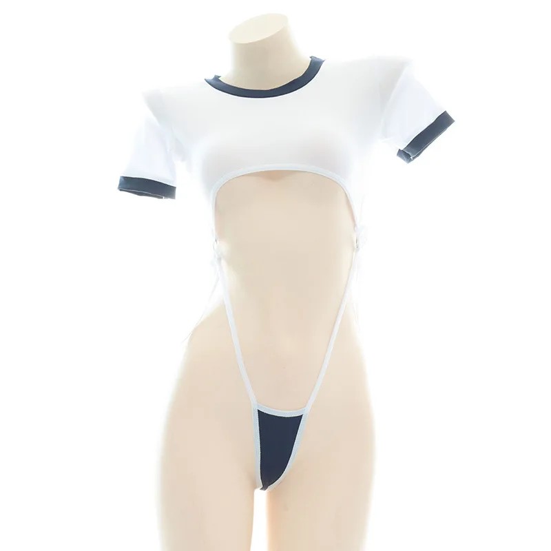 Anime Cosplay Ladies - Bodysuit imut, lingerie seksi, pakaian berlubang,