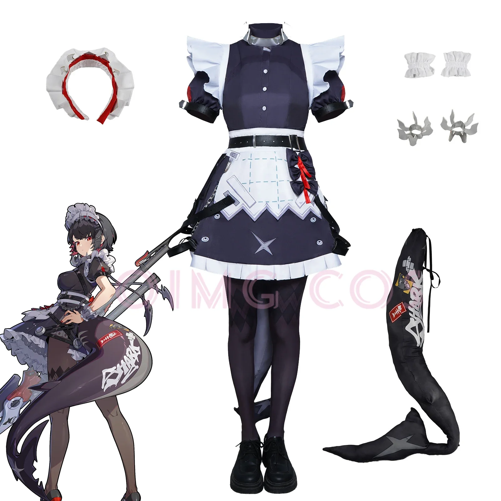 Anime Cosplay Ladies - Ellen Joe Zenless Zone Zero Kostum