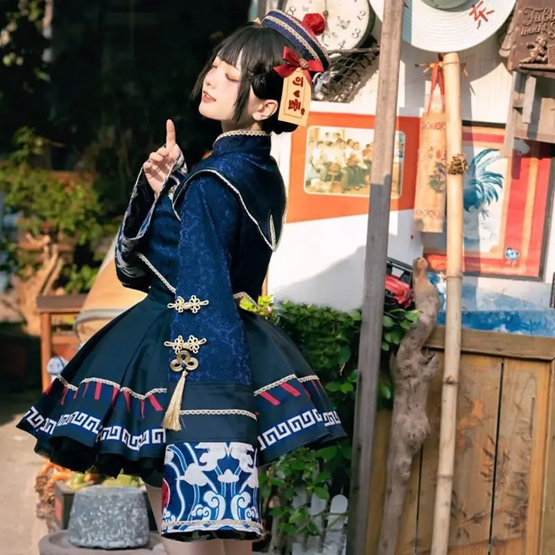 Gaun Manis Gaya Tiongkok Lolit - Anime Cosplay Ladies ulasan dan harga