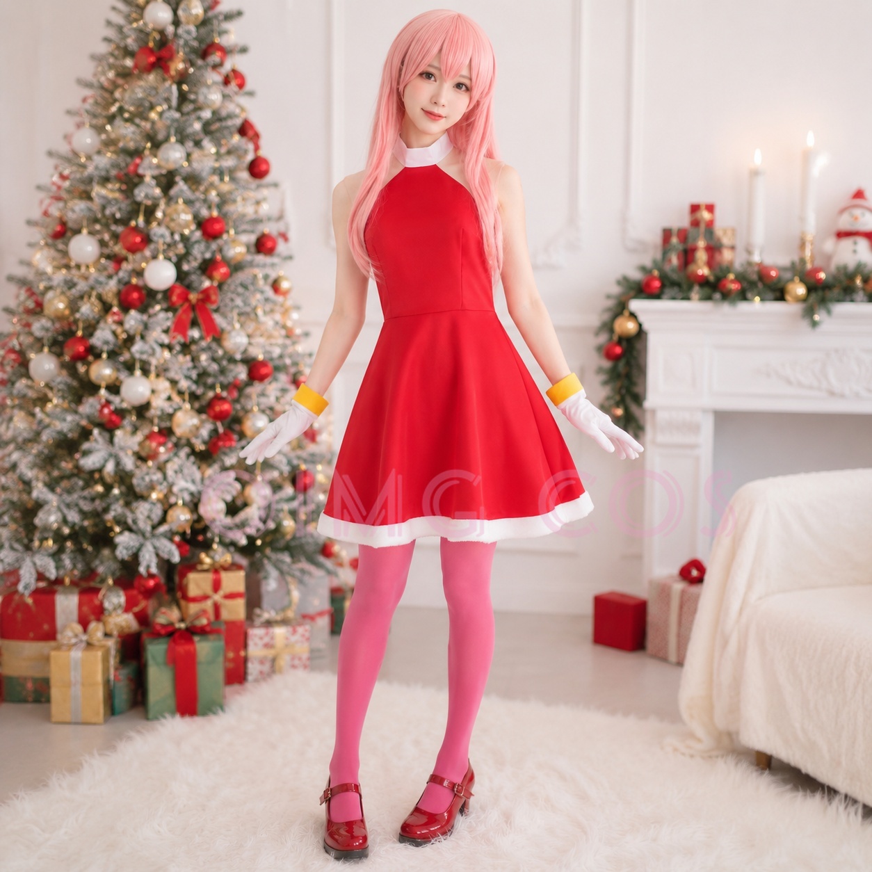 Kostum Cosplay Amy Rose Seraga - Anime Cosplay Ladies ulasan dan harga