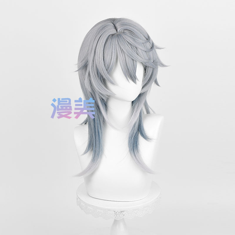 HSR minggu Wig Cosplay 52cm Wi - Anime Cosplay Blue Hair ulasan dan harga