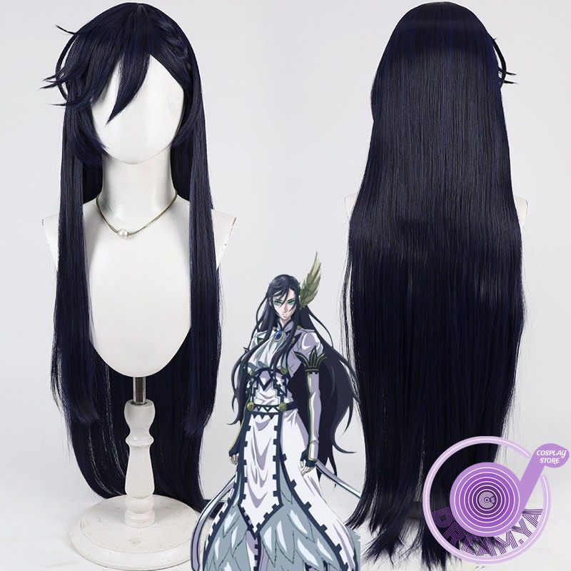 Wig Cosplay Brunnhilde Record  - Anime Cosplay Blue Hair ulasan dan harga
