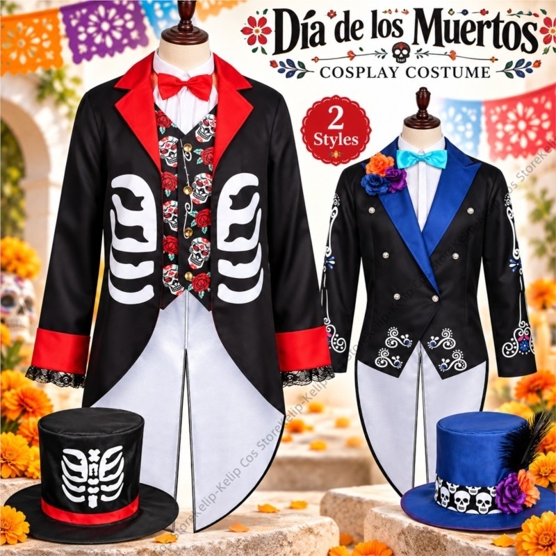 Kostum Cosplay Pasangan Día de - Anime Cosplay Couple ulasan dan harga