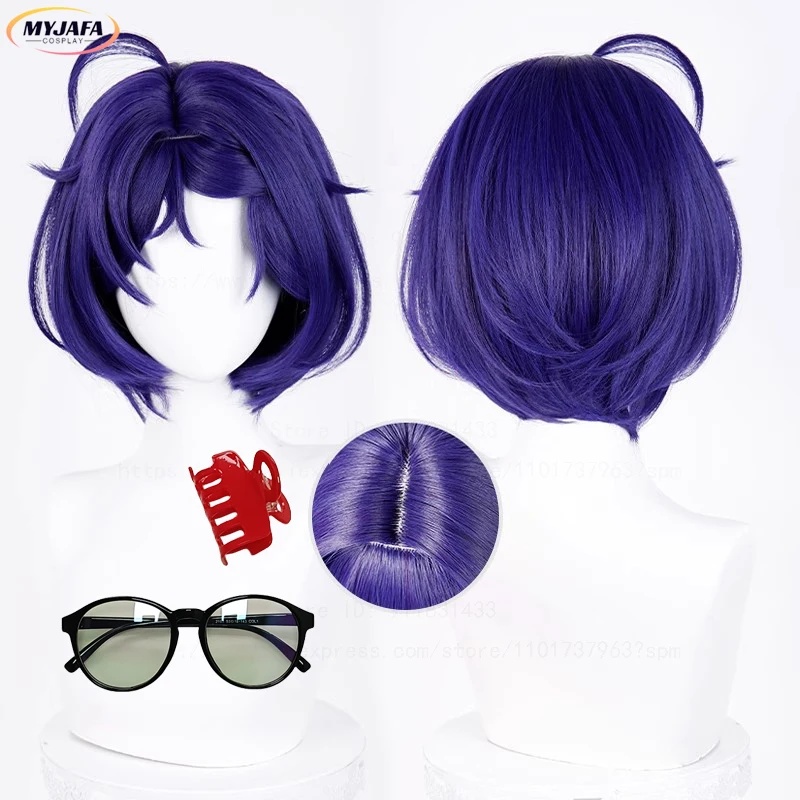 3,f;4,f'5.7\m/Wig Cosplay Mita - Anime Cosplay Blue Hair ulasan dan harga