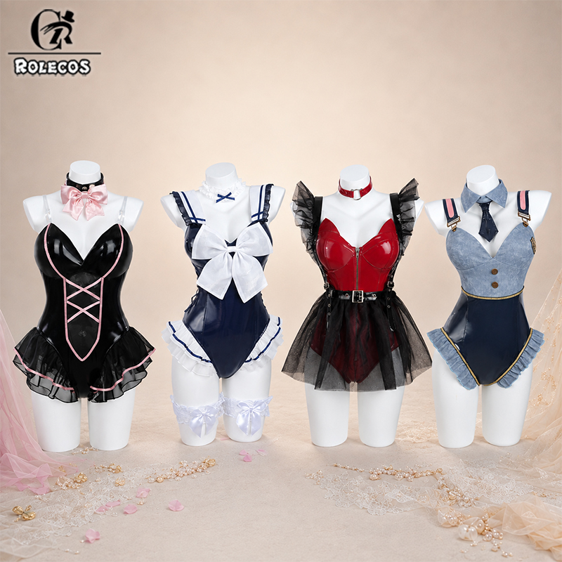 ROLECOS Kostum Cosplay Kelinci - Anime Cosplay Jumpsuit ulasan dan harga